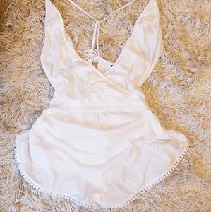 Topshop ruffle romper